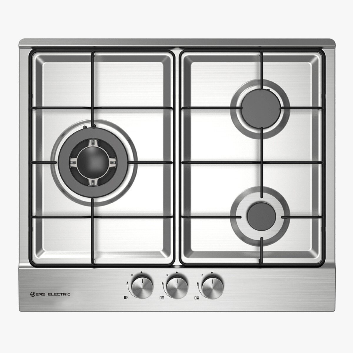Encimera de Gas 60 cm 3 fuegos