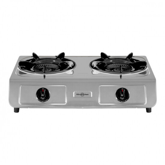 HORNILLO VITROKITCHEN 265IB INOX 2F GAS  BUTANO TERMOPAR