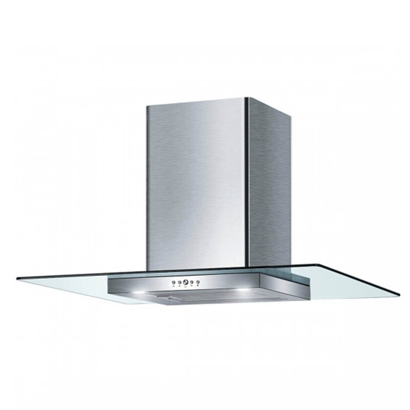Campana chimenea mepamsa CRISTALO 90 ancho 90 cm inox