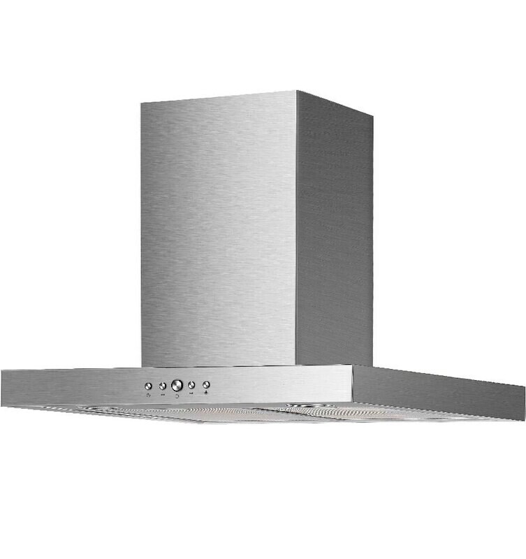 Campana chimenea mepamsa SILUETA XLA 90 INOX ancho 90 cm inox
