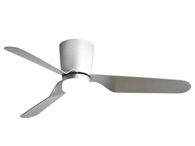 VENTILAD 18W DC KOCHI NIQUEL 3 ASPAS PLATA 5 VELOCIDADES C/REMOTO TEMPORIZADOR 132 D