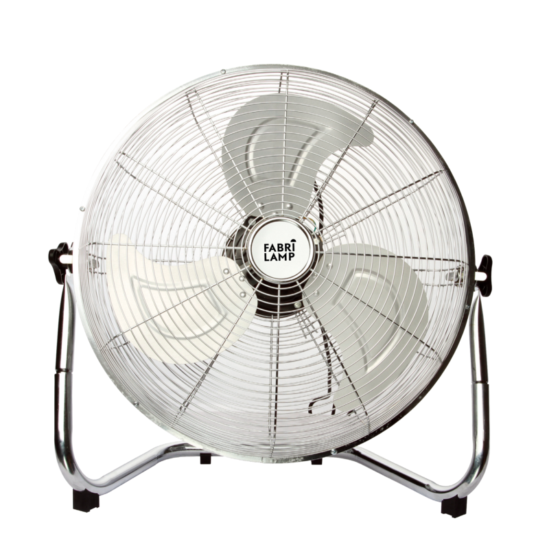 VENTILADOR INDUSTRIAL LIBIS 100W CROMO 52D 3 VELOCIDADES 54X56X22 CM