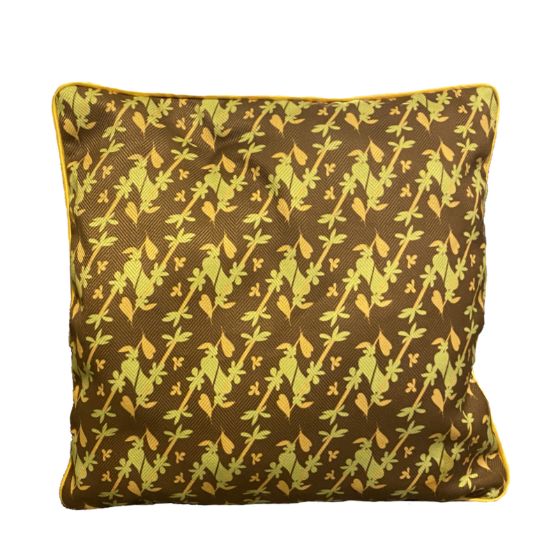 Honey Count Brown Cushion