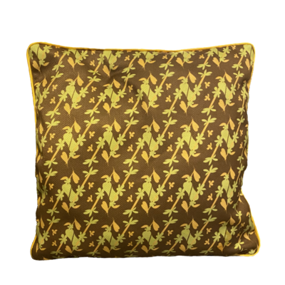 Honey Count Brown Cushion