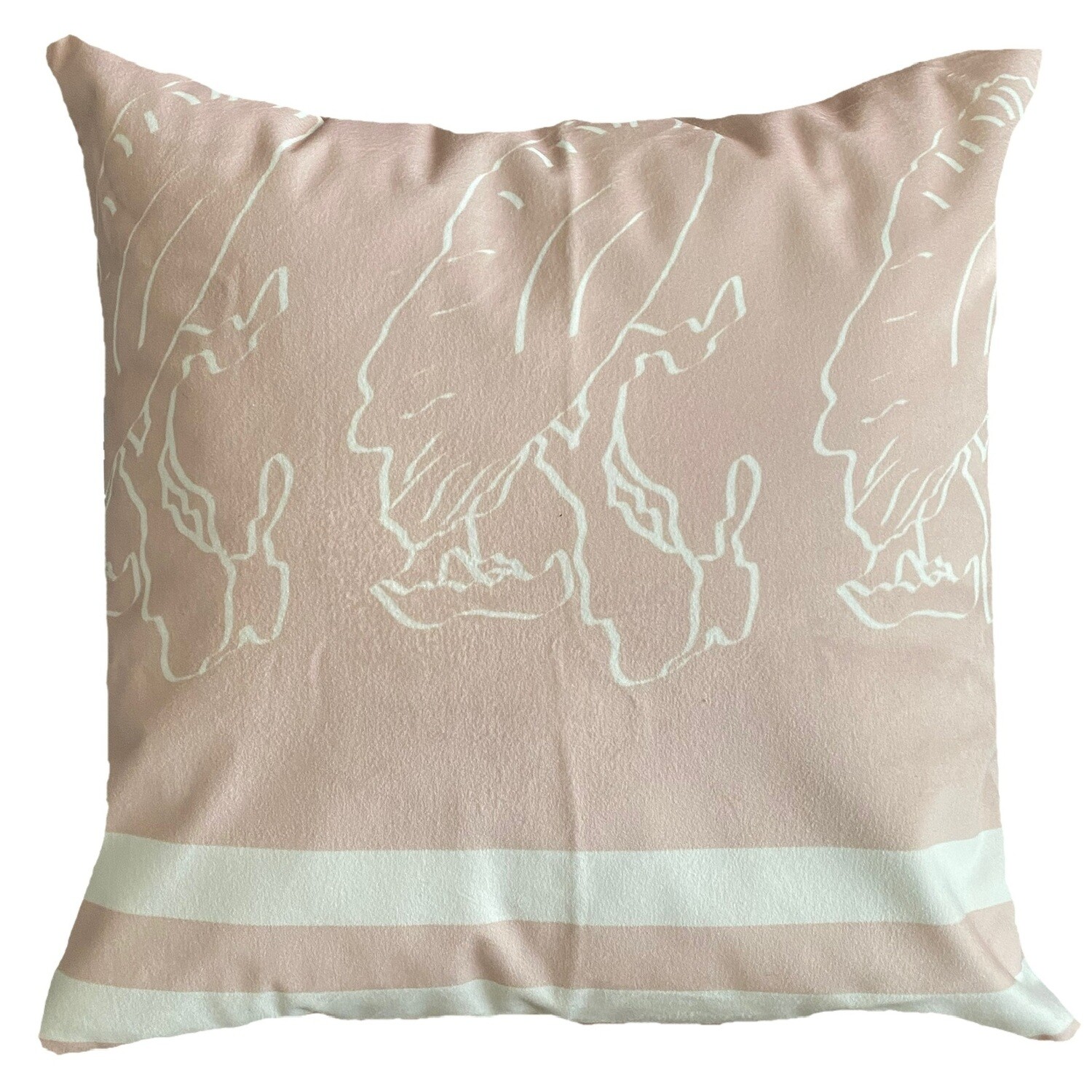 Underwater Ballet Light Pink Cushion