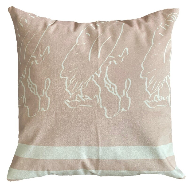 Underwater Ballet Light Pink Cushion