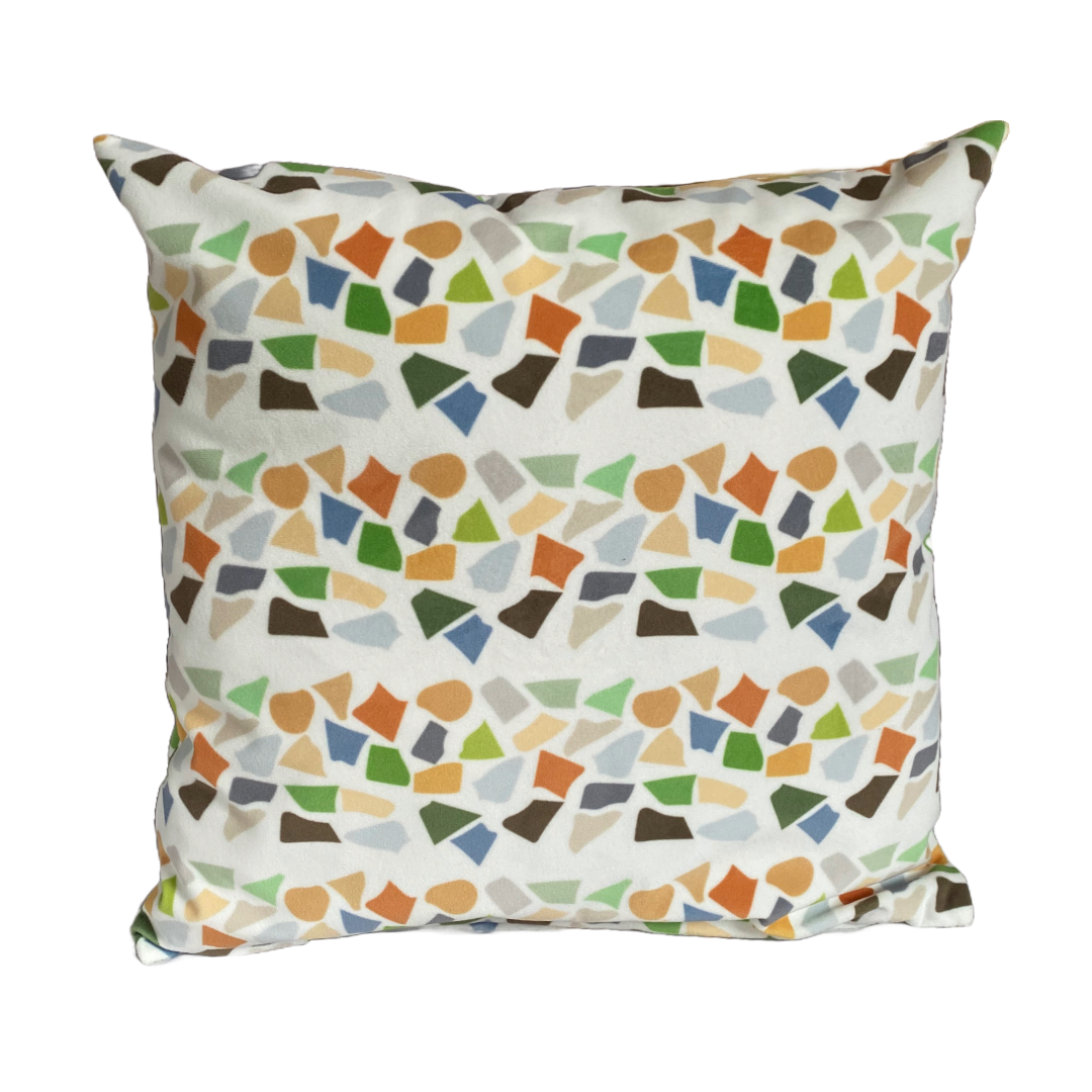 Stony Paths with Green Cushion