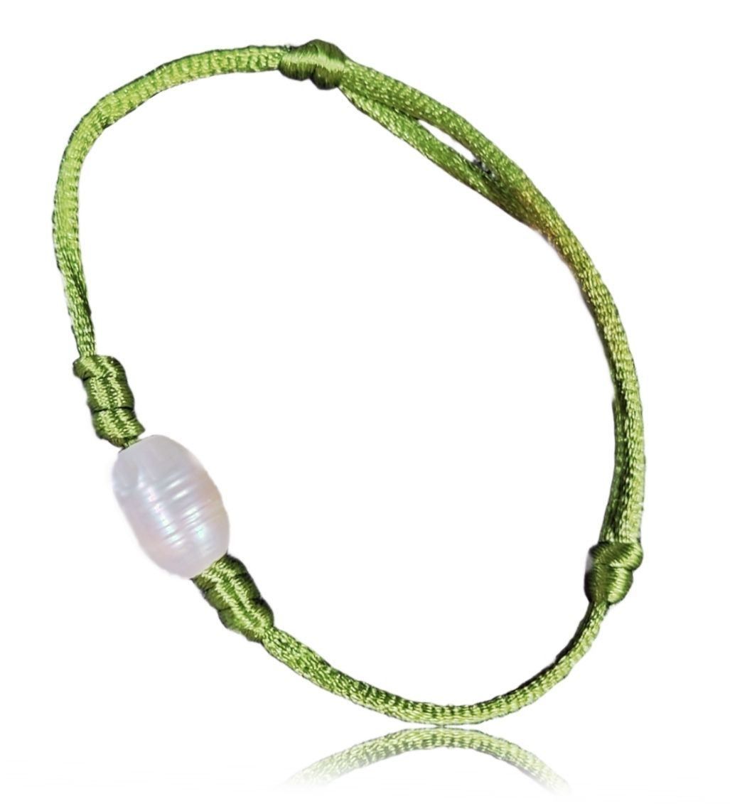 PULSERA AJUSTABLE CON PERLA CULTIVADA