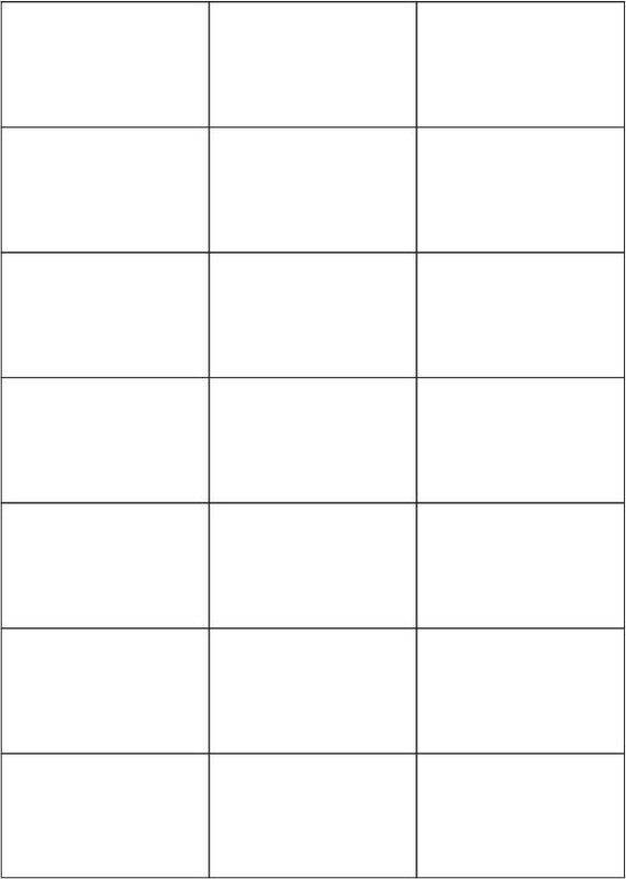 A4 Labels, 70x42mm 3x7 21up 100sh