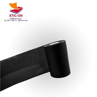 Wax Ribbon 110x300m Black
