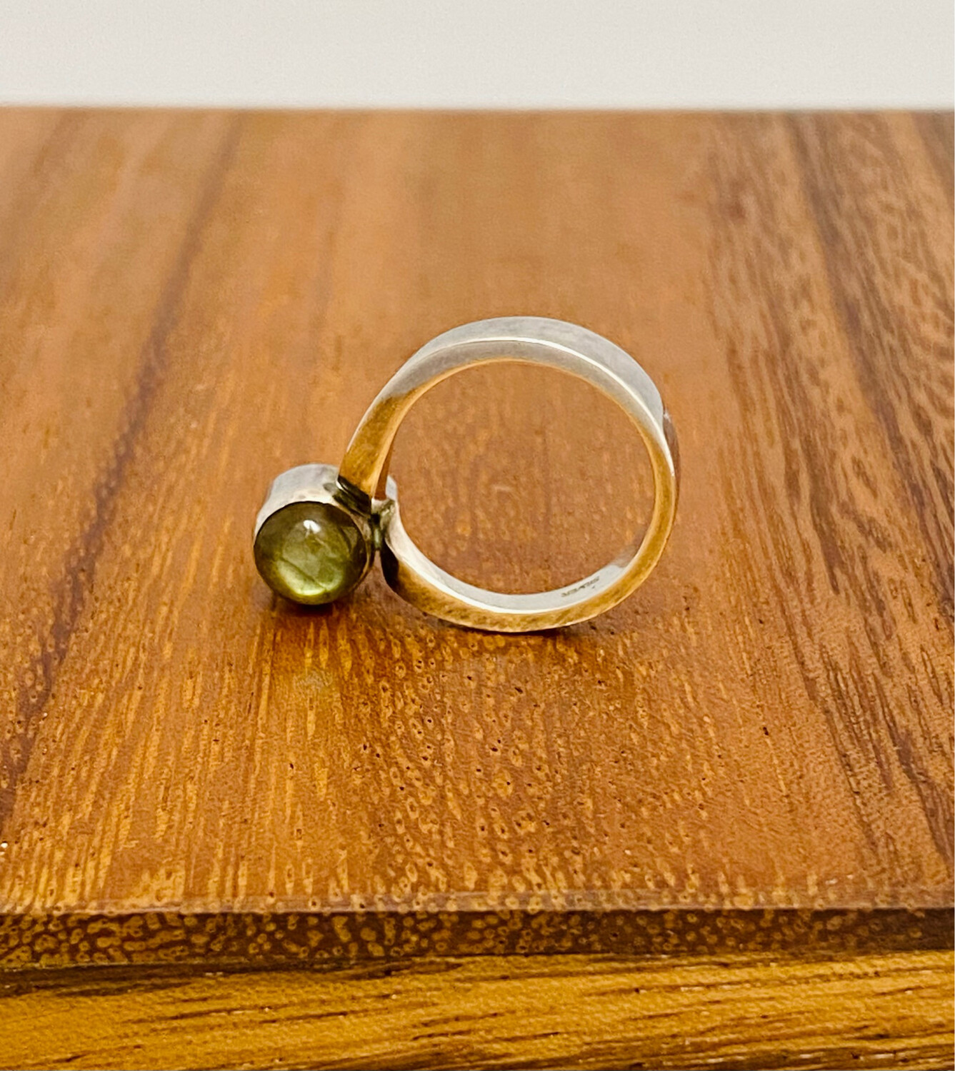 Forged and Double-Sided Labradorite Ring