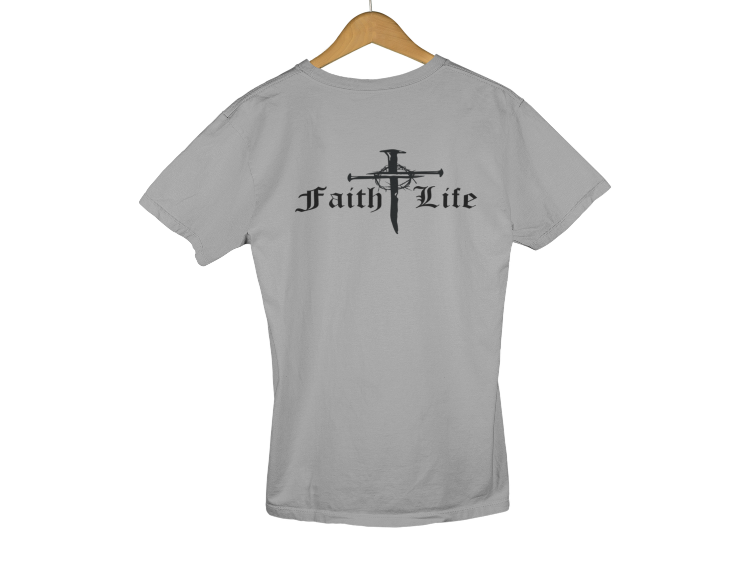 Faith Life Crown On Cross  Unisex T-Shirt