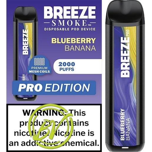BREEZE PRO-BLUEBERRY BANANA 20(PACK OF 10)