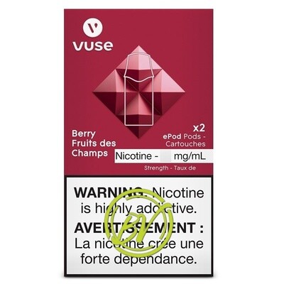 VUSE POD-DARK CHERRY 2.0mL (Ontario Stamped)