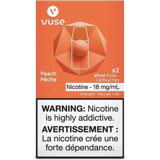 VUSE POD-PEACH 2.0mL (Ontario Stamped)