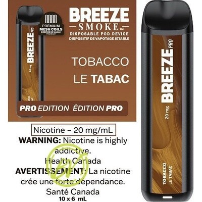 BREEZE PRO-TOBACCO 20(PACK OF 10)
