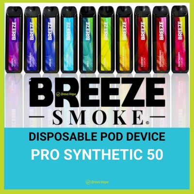 BREEZE PRO 2000 (Bold 50) | Top-Rated Synthetic 50 Nicotine Salt Pens