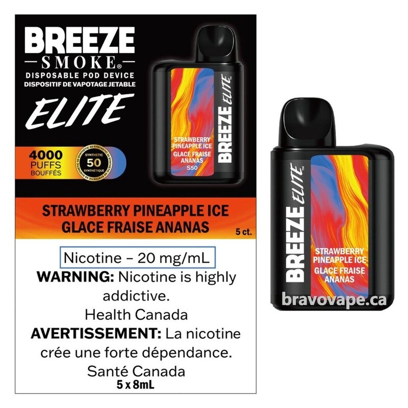 BREEZE ELITE 4000-STRAWBERRY PINEAPPLE ICE S50