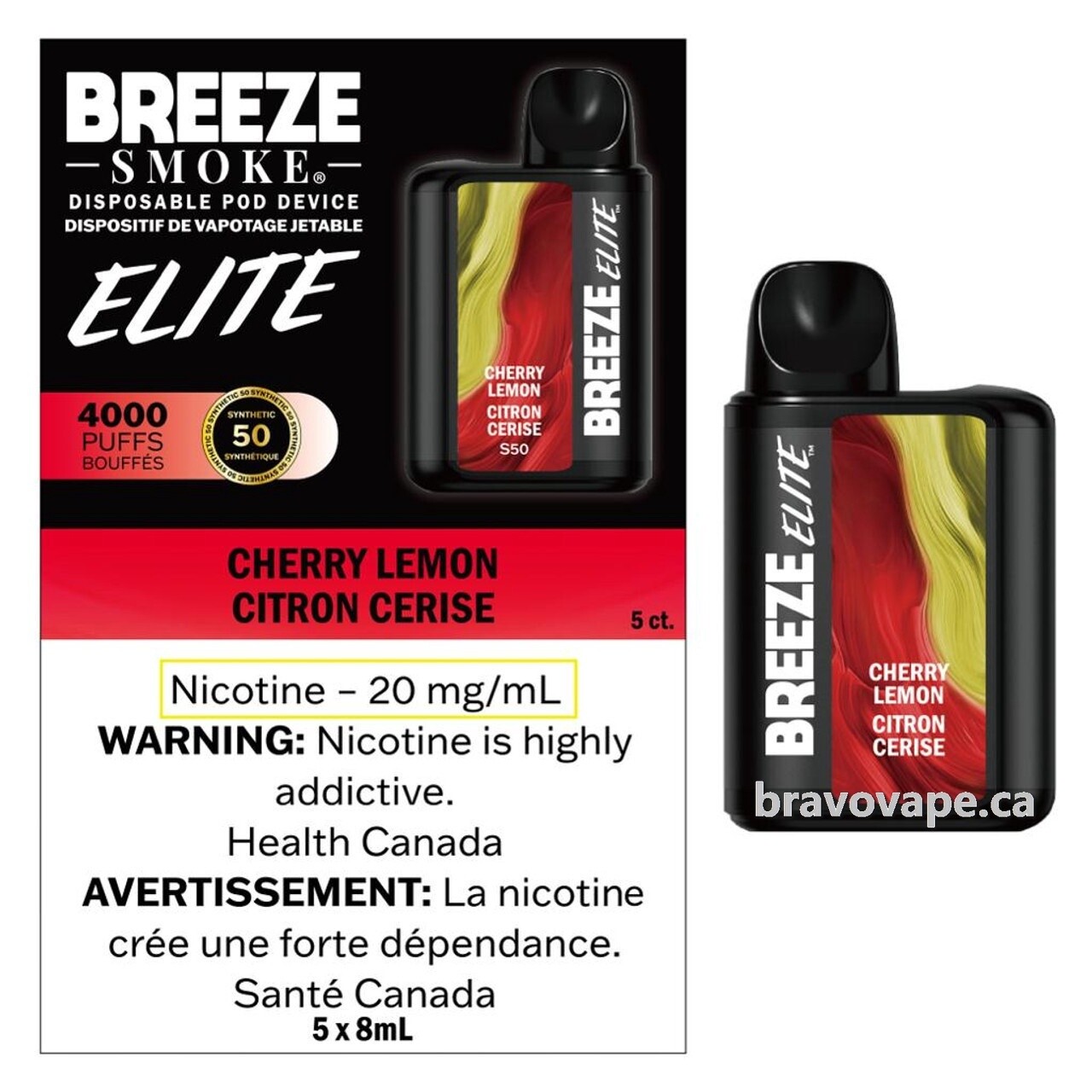 BREEZE ELITE 4000-CHERRY LEMON S50