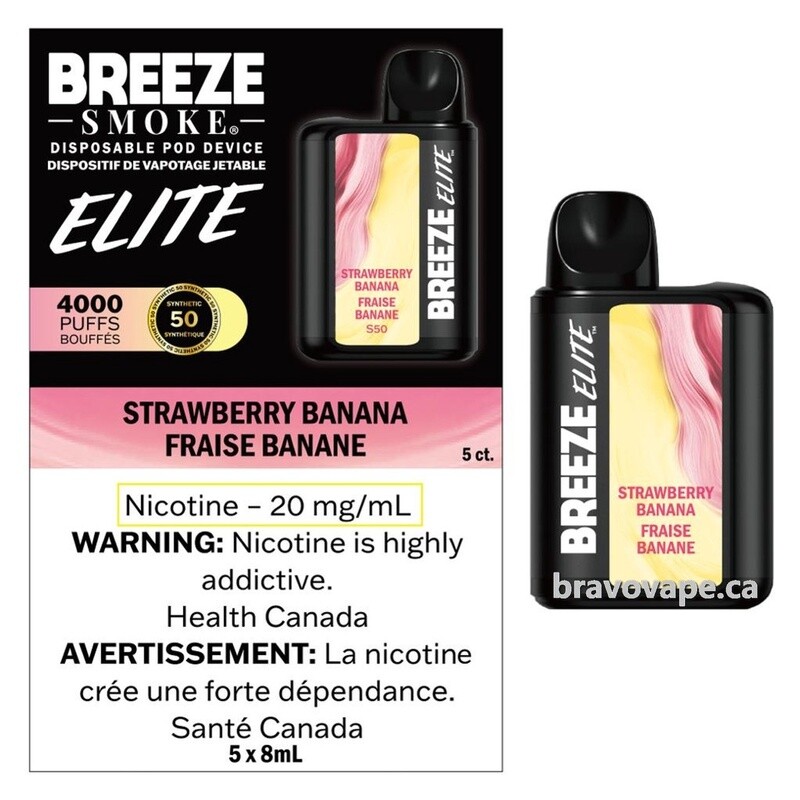 BREEZE ELITE 4000-STRAWBERRY BANANA S50
