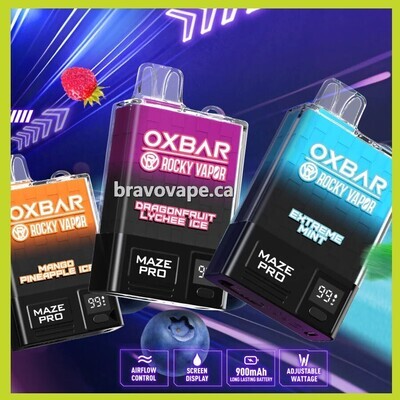 OXBAR MAZE PRO 10000 | World&#39;s First Adjustable Wattage Disposable with Customizable Airflow Control