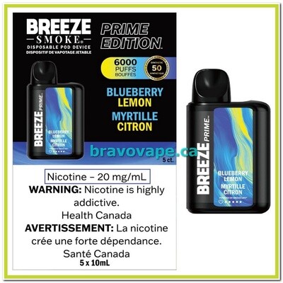 BREEZE PRIME 6000-BLUEBERRY LEMON S50