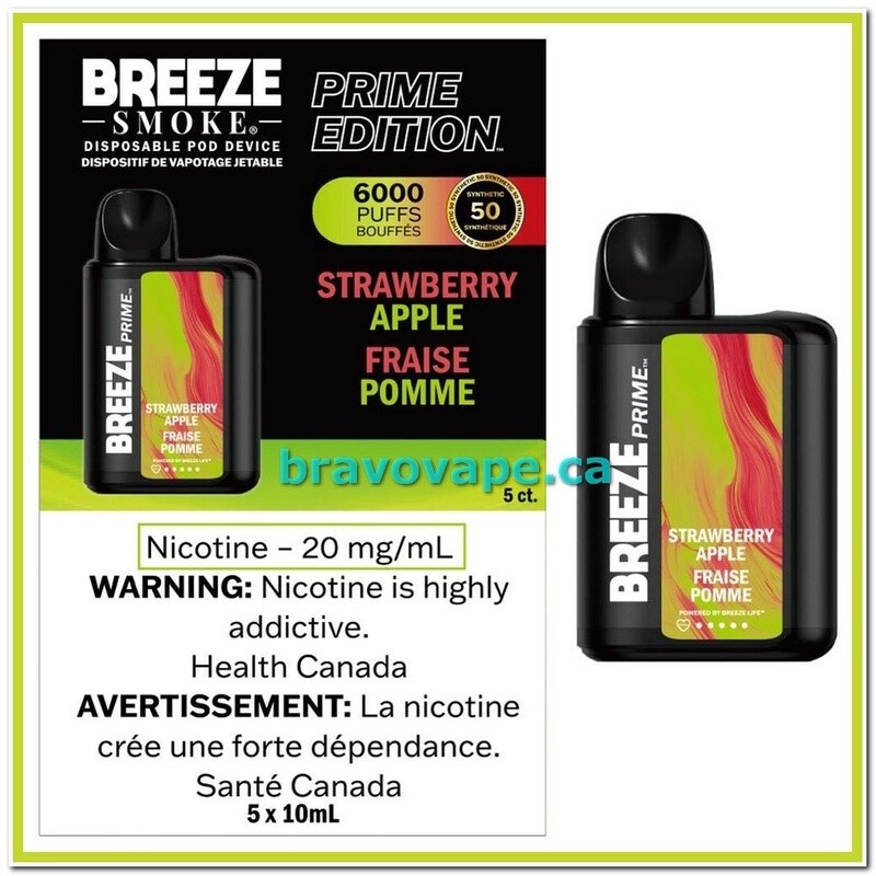BREEZE PRIME 6000-STRAWBERRY APPLE S50