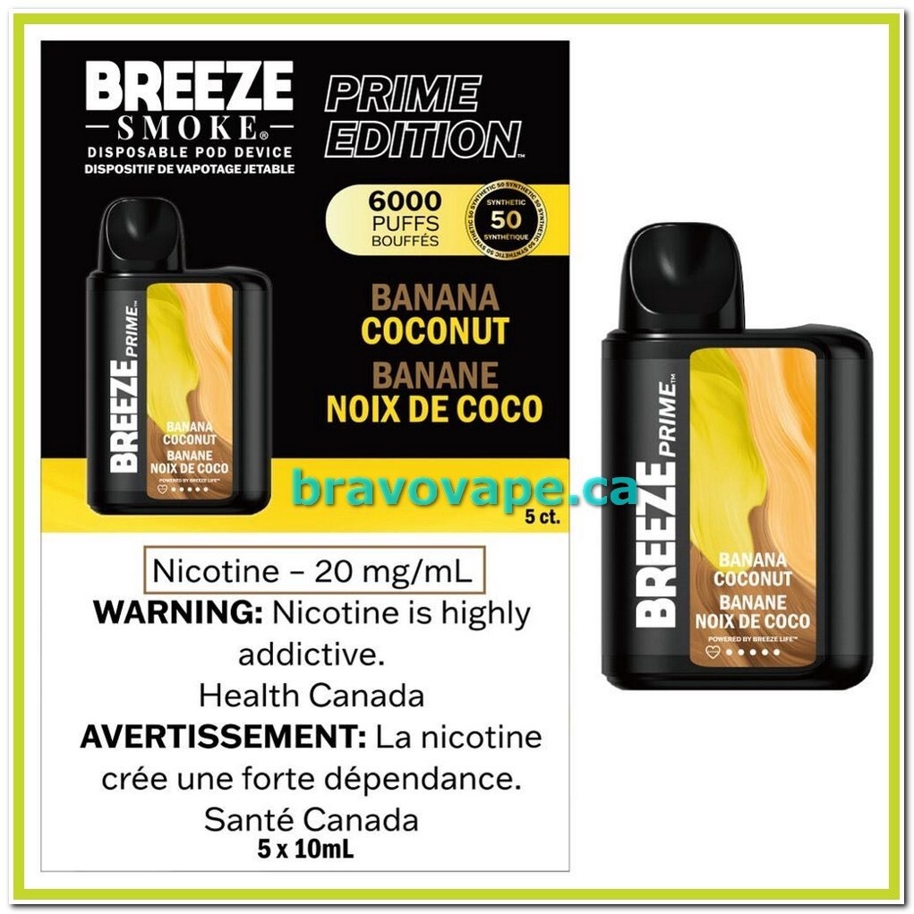 BREEZE PRIME 6000-BANANA COCONUT S50