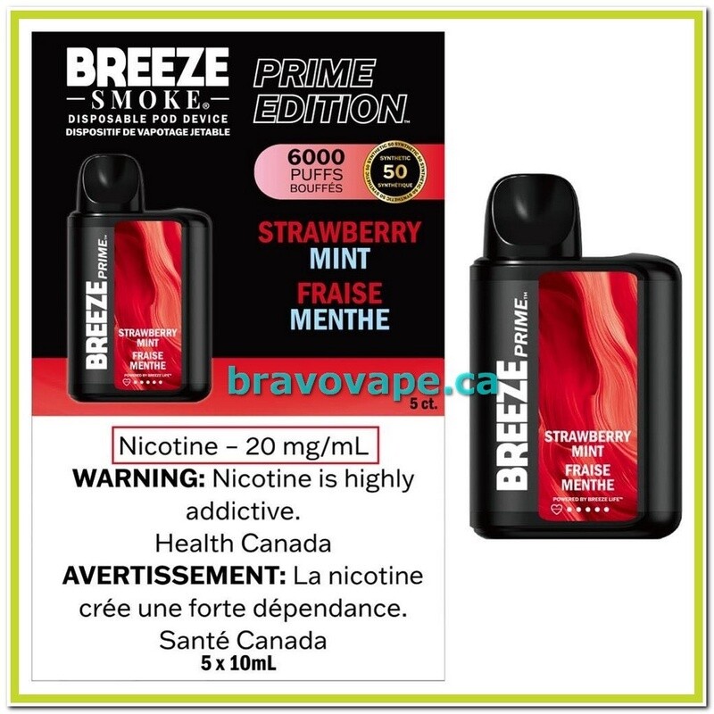 BREEZE PRIME 6000-STRAWBERRY MINT S50