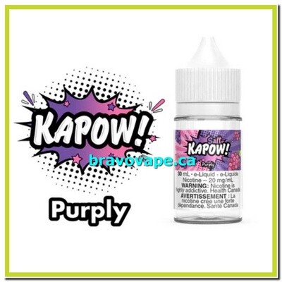 E-JUICE KAPOW SALT (BOLD 50)-PURPLY - Cotton Candy