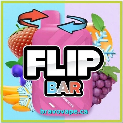 FLIP BAR 9000 | Two Delectable Flavors in One Compact Device - A Simple 180-Degree Flip Unleashes a Unique Vaping Experience