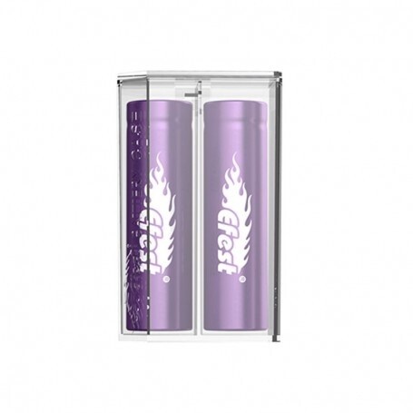 BATTERY - 18650 (2pcs,  2500mAh) with Plastic Case H2
