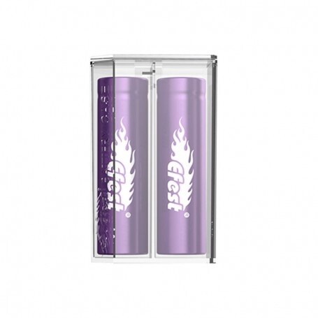 BATTERY - 18650 (2pcs, 2500mAh) with Plastic Case H2