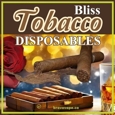Tobacco Bliss Disposables | Authentic Smoking Experience, Anytime, Anywhere