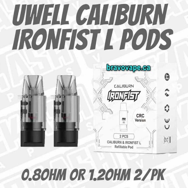 UWELL CALIBURN &amp; IRONFIST L PODS (2PC/PACK)