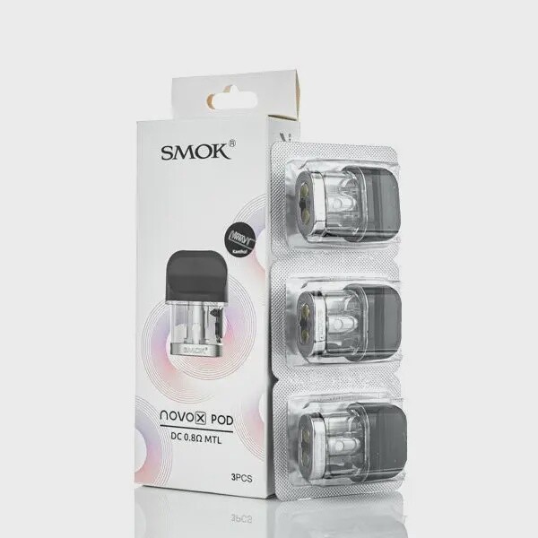 SMOK NOVO X PODS DC 0.8ohm MTL (3PC/PK) [CRC]