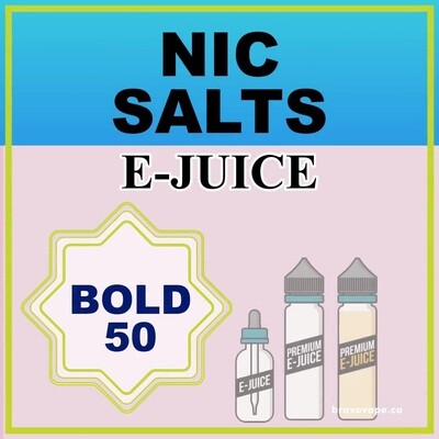 Nic Salts 30ml - Bold 50