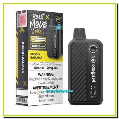 Flavour Beast Beast Mode Max 18K-BUSSIN BANANA ICED