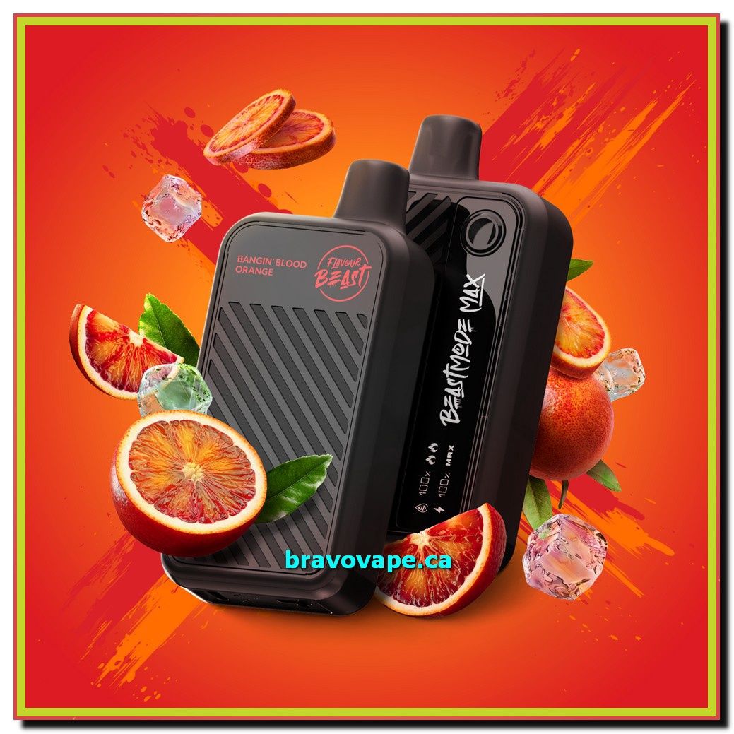 Flavour Beast Beast Mode Max 18K-BANGIN&#39; BLOOD ORANGE ICED