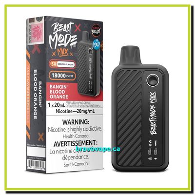 Flavour Beast Beast Mode Max 18K-BANGIN&#39; BLOOD ORANGE ICED