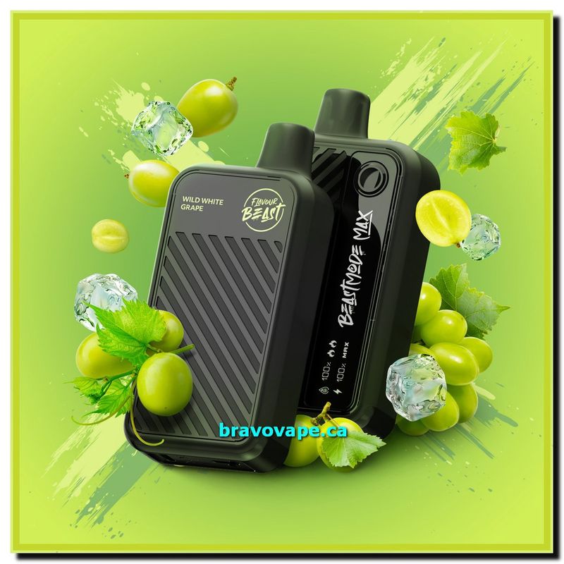 Flavour Beast Beast Mode Max 18K-WILD WHITE GRAPE ICED