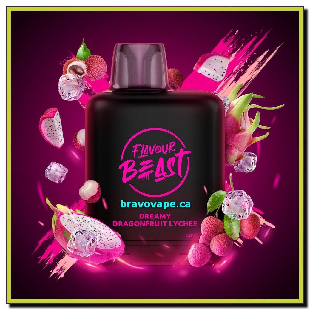 LEVEL X BOOST POD 20ML-DREAMY DRAGONFRUIT LYCHEE ICED (Ontario Stamped)