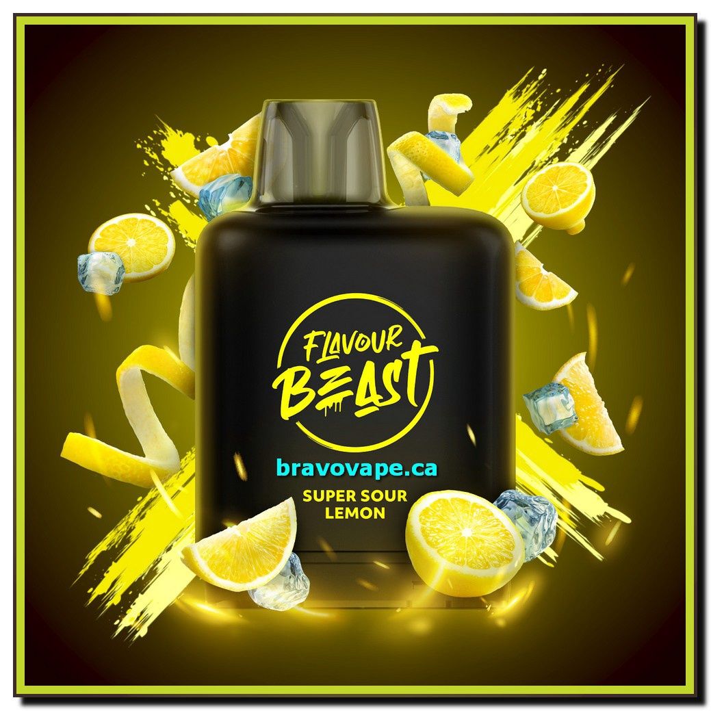 LEVEL X BOOST POD 20ML-SUPER SOUR LEMON ICED (Ontario Stamped)