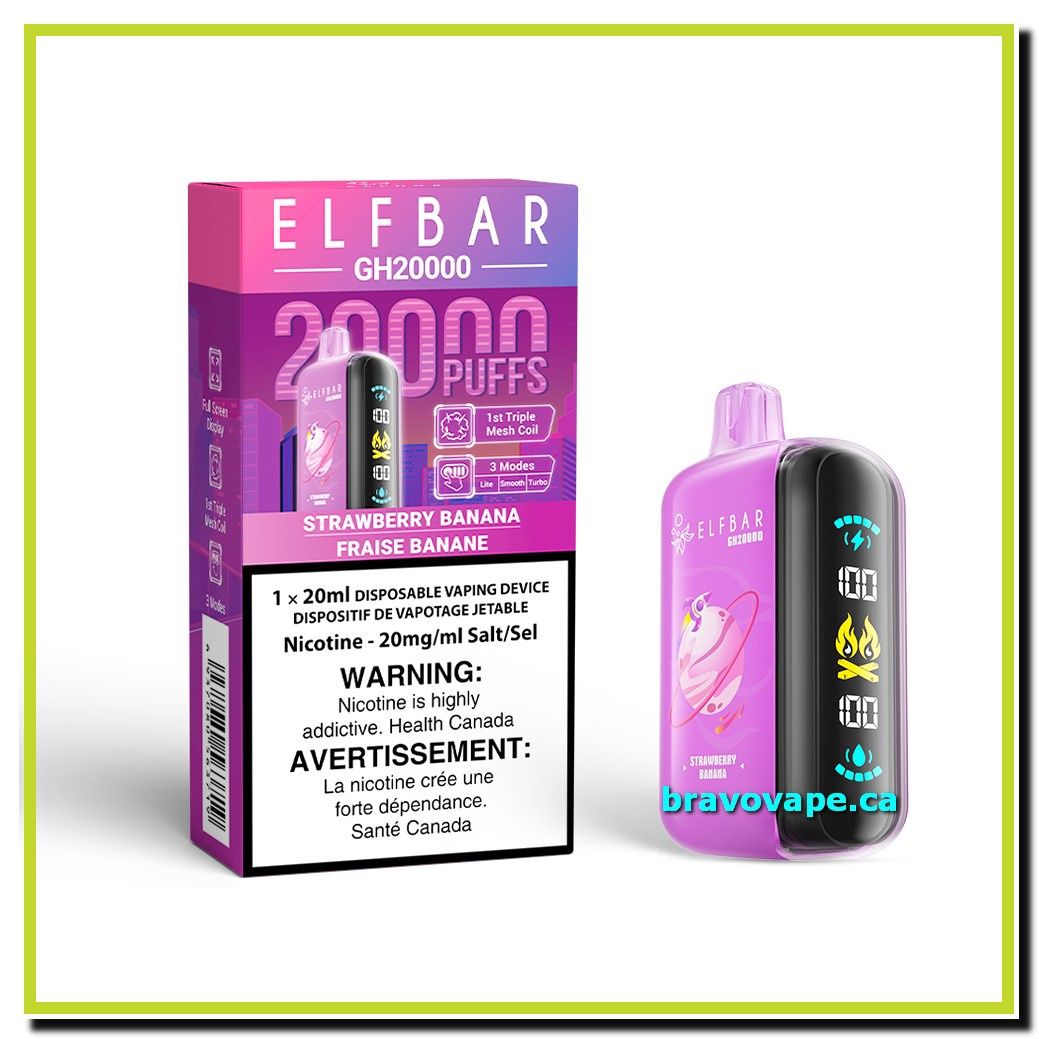 ELF BAR GH20K-STRAWBERRY BANANA (RG)