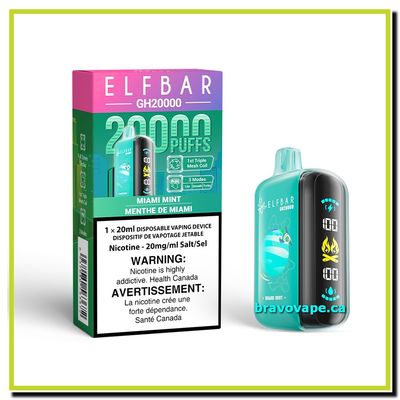 ELF BAR GH20K-MIAMI MINT ICE (RG)