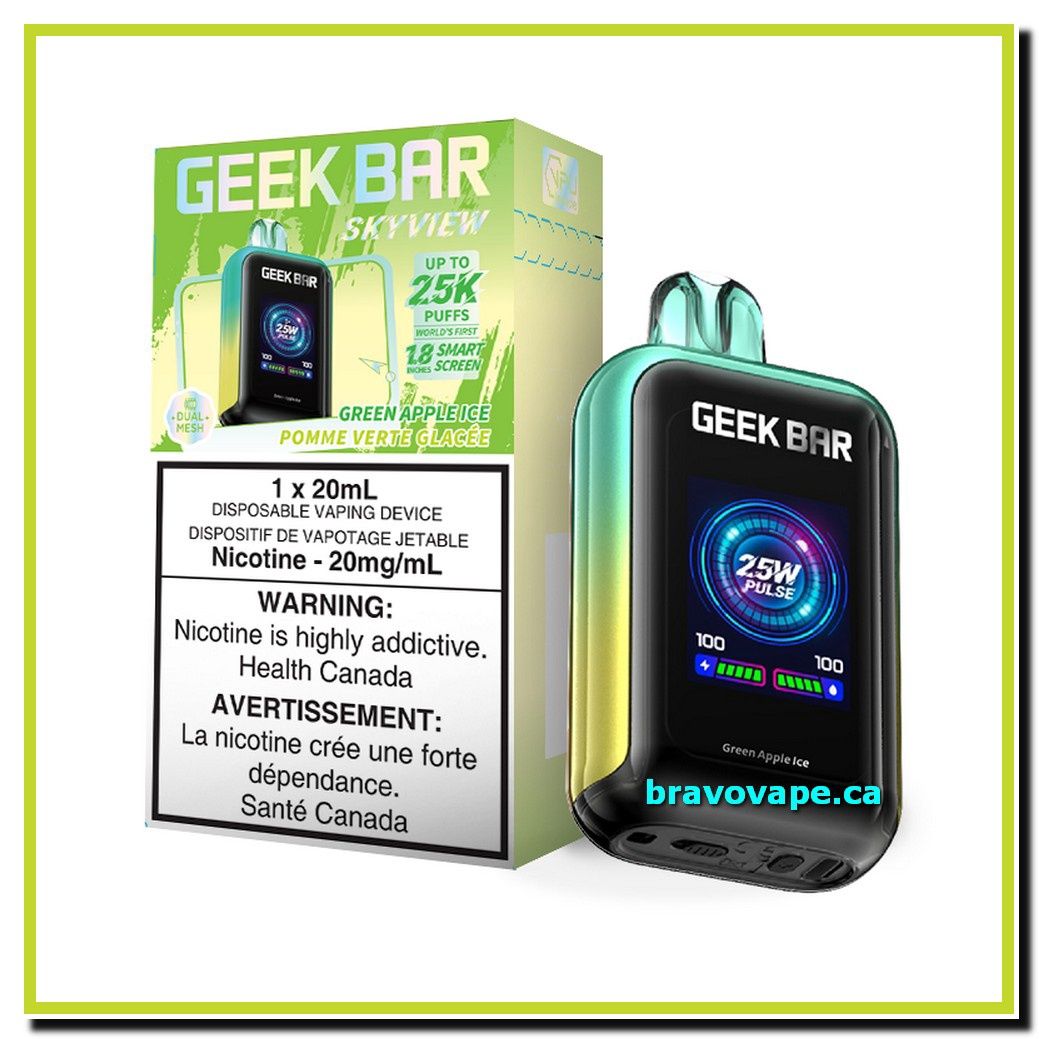 GEEK BAR SKYVIEW 25K-GREEN APPLE ICE