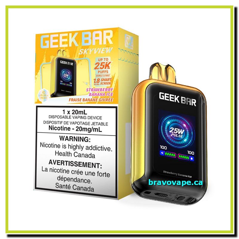 GEEK BAR SKYVIEW 25K-STRAWBERRY BANANA ICE