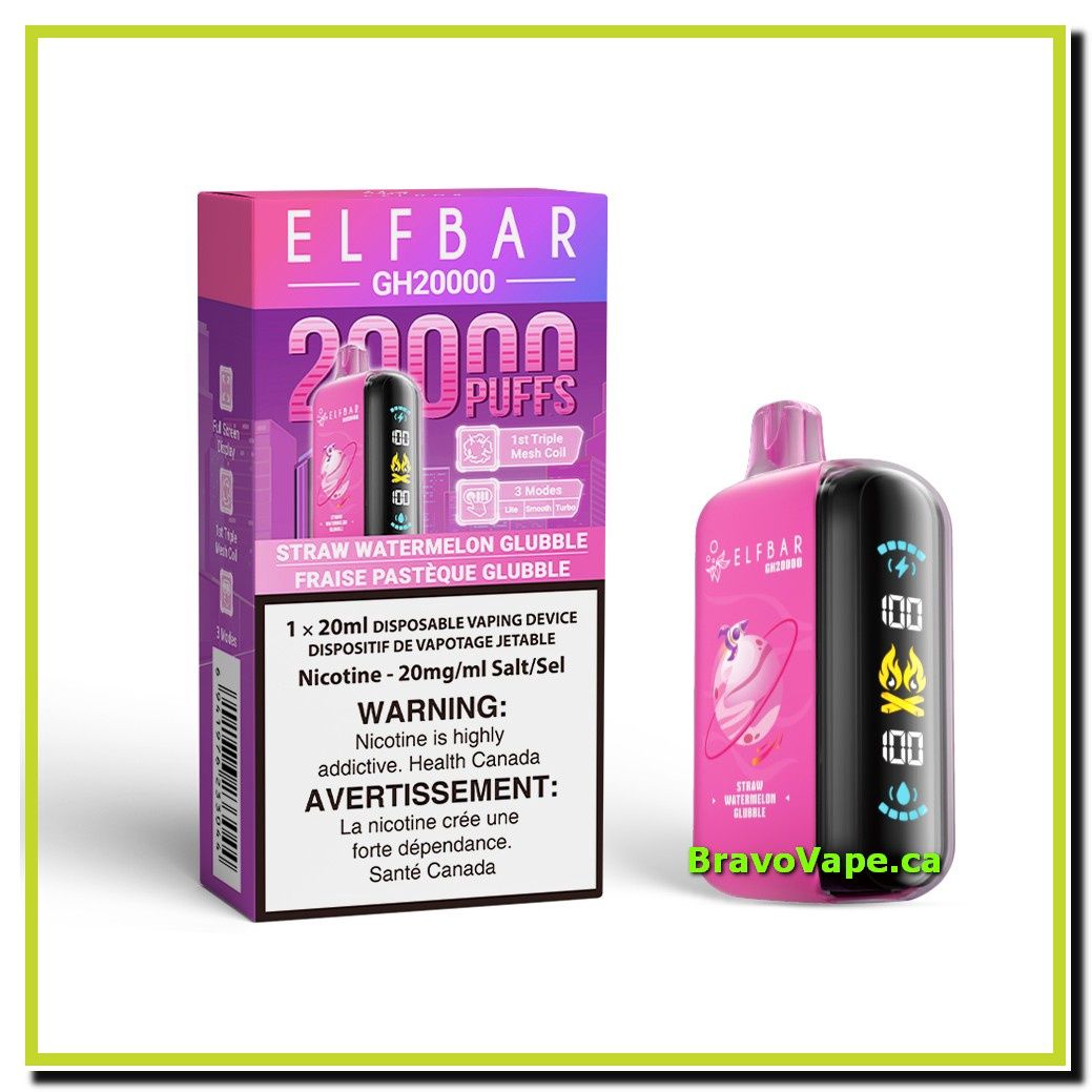 ELF BAR GH20K-STRAW WATERMELON GLUBBLE