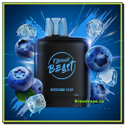 LEVEL X BOOST POD 20ML- Boss Blueberry Iced (Ontario Stamped)