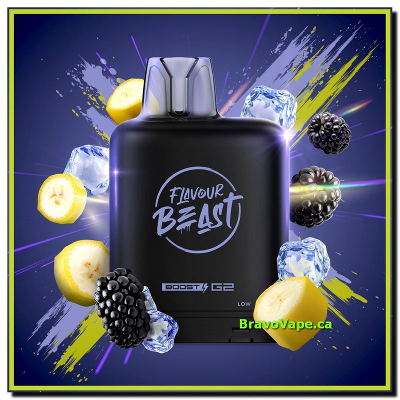 LEVEL X BOOST POD 20ML-BLAZIN' BANANA BLACKBERRY (Ontario Stamped)